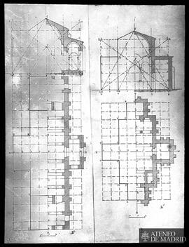 Cálculo de proporciones para Santa Cristina de Lena y Santa María de Naranco. Oviedo. (Dibujo de ...