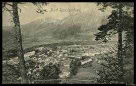 Tarjeta postal de vista general de Bad Reichenhall editada por Würthle & Sohn Nachfolger