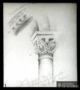 
Ventanales que estaban tapiados, con detalle de una de las archivoltas de  la Colegiata de Soria.
