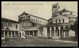 Tarjeta postal de vista exterior de la Basilica di Santa Maria Assunta e Chiesa di Santa Fosca en...