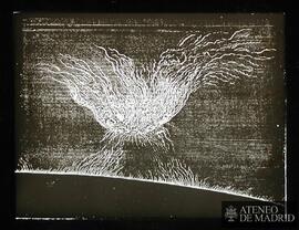 
Forma curiosa de una erupción solar
