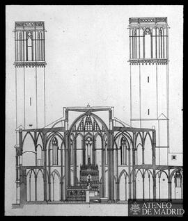 Sección de una catedral