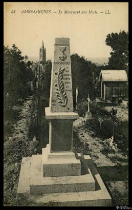 Tarjeta postal de Monument a ses enfantes morts por la France entre 1914 y 1918 en Arromanches-su...