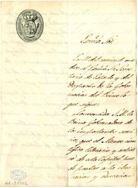 1836-06-21. Traslado del Gobierno Civil de Madrid