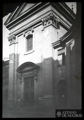 Fachada de la iglesia de San Marcos de Madrid, por Ventura Rodríguez