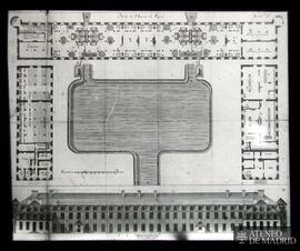 Arte de hacer papel. Plan de la manufactura de Langleè, cerca de Monatgis