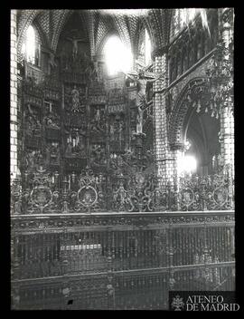 Retablo mayor de la catedral de Toledo.