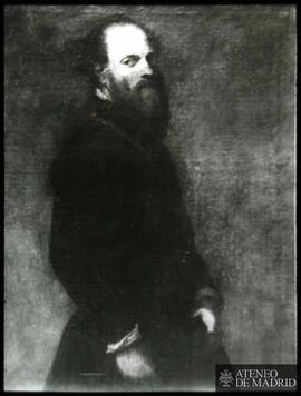 Madrid. Museo del Prado. Tintoretto: "El caballero de la cadena de oro" (h. 1560)