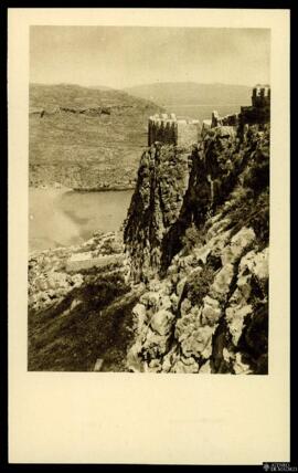 Tarjeta postal de vista panorámica del Castillo de los Caballeros Hospitalarios o de San Juan en ...