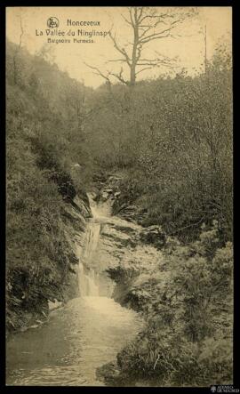 Tarjeta postal de vista del paisaje de la Baignore Hermess en el Valle del río Ninglinspo en los ...