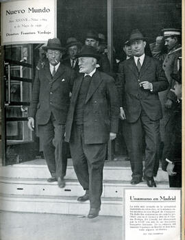 1930-05-09. Unamuno en Madrid. Nuevo mundo (Madrid)