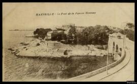 Tarjeta postal de vista panorámica del Puente de la Falsa Moneda o Pont de la Fausse Monnaie de M...