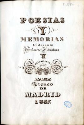 "El trono, el pueblo"; "El guerrillero", por Mariano Roca de Togores