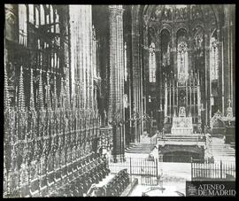 Interior de la Catedral de Barcelona.