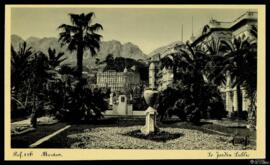 Tarjeta postal del Jardín Biovès en Menton editada por la Compagnie des Arts Photomécaniques en S...