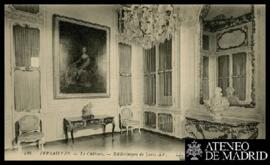 Tarjeta postal de vista interior de la Biblioteca de Luis XIV del Palacio de Versalles editada po...