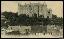 Tarjeta postal de vista panorámica del Château de Luynes editada por Lévy Fils et Cie. en París