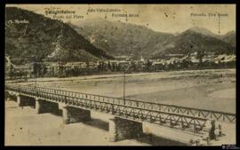 Tarjeta postal de vista panorámica de Valdobbiadene y su paisaje circundante, edición de Dalla Co...