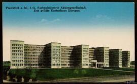 Tarjeta postal de la Farbenindustrie Aktiengesellschaft