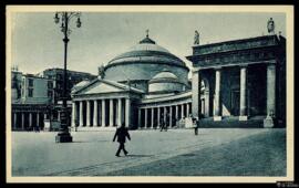 Tarjeta postal de vista exterior de la Tarjeta postal de vista exterior de la Basílica de San Fra...