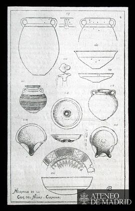 Carmona (Sevilla). Cerámica oriental de la Necrópolis de la Cruz del Negro