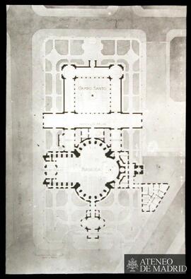 Planta de la basísila de Nuestra Señora de Atocha (Madrid)