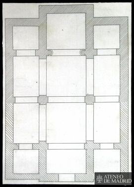 Planta restaurada de la iglesia de Santa María de Bamba (Valladolid)