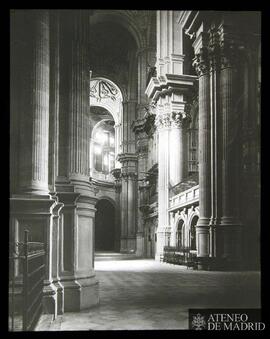 Interior de la Catedral de Málaga.