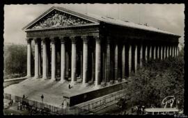 Tarjeta postal de vista general de la Église de la Madeleine de París editada por las Éditions d’...