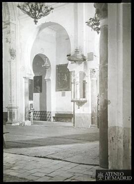 Interior de la nave de San Román de Toledo.