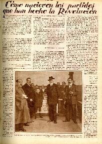 1931-10-10. Cómo nacieron los partidos que han hecho la Revolución. Estampa (Madrid)