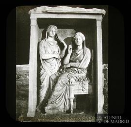 
Atenas. Cementerio del Cerámico. Monumento funerario de Demetria y Pamfilo
