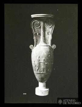 
Atenas (Grecia). Museo Nacional. Vaso funerario
