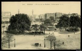 Tarjeta postal de la Place de la Nation de París editada por A. Leconte en la Rue Sainte-Croix de...
