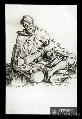 Jacques Callot: estampa de la serie "Capitano de ' baroni"
