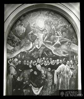 Toledo. Iglesia de Santo Tomé. El Greco. "El entierro del Conde de Orgaz" (detalle)
