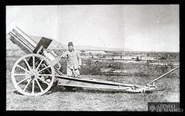 
Obús pesado de campaña. Calibre 15 cm. ("150 mm. Système Schneider")
