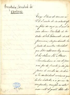 1868-03-15. Carta de Patricio de la Escosura