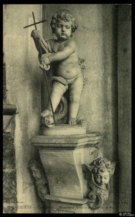 Tarjeta postal del monumento fúnebre de Charles de Vitry en la Catedral de Amiens editada por L. ...