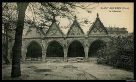 Tarjeta postal de la fosa común de la Iglesia de Saint-Séverin en París editada por Ernest Le Del...