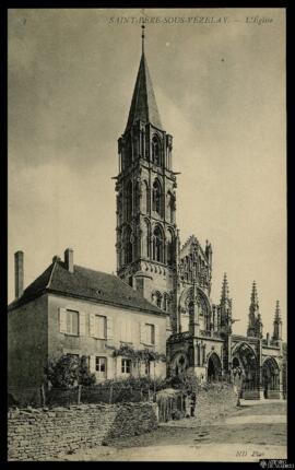 Tarjeta postal de vista exterior de la Église Notre-Dame de Saint-Père editada por los Neurdein F...