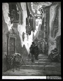 
Ilustración de "Don Quijote de la Mancha" por Gustave Doré: "Mon frère, si vous ê...