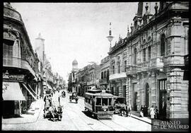 Vista de la calle de una ciudad