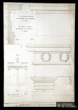 Secciones "Du Monument choragique du Thrasylle et du Thrasycle"