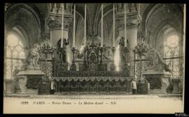 Tarjeta postal del Altar principal de la Catedral de Notre-Dame de París editada por Lévy et Neur...