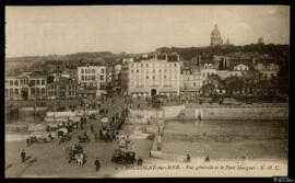 Tarjeta postal de vista general de Boulogne-sur-Mer y el Pont Marguet editada por E. H. C.