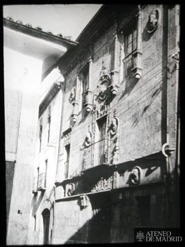 
Fachada de la Casa de las Muertes en Salamanca
