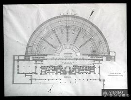 Planta del Teatro romano de Mérida