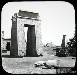 
Vista del Templo de Karnak
