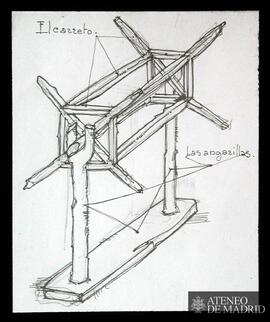 El carreto. Dibujo de Gustavo Fernández Balbuena